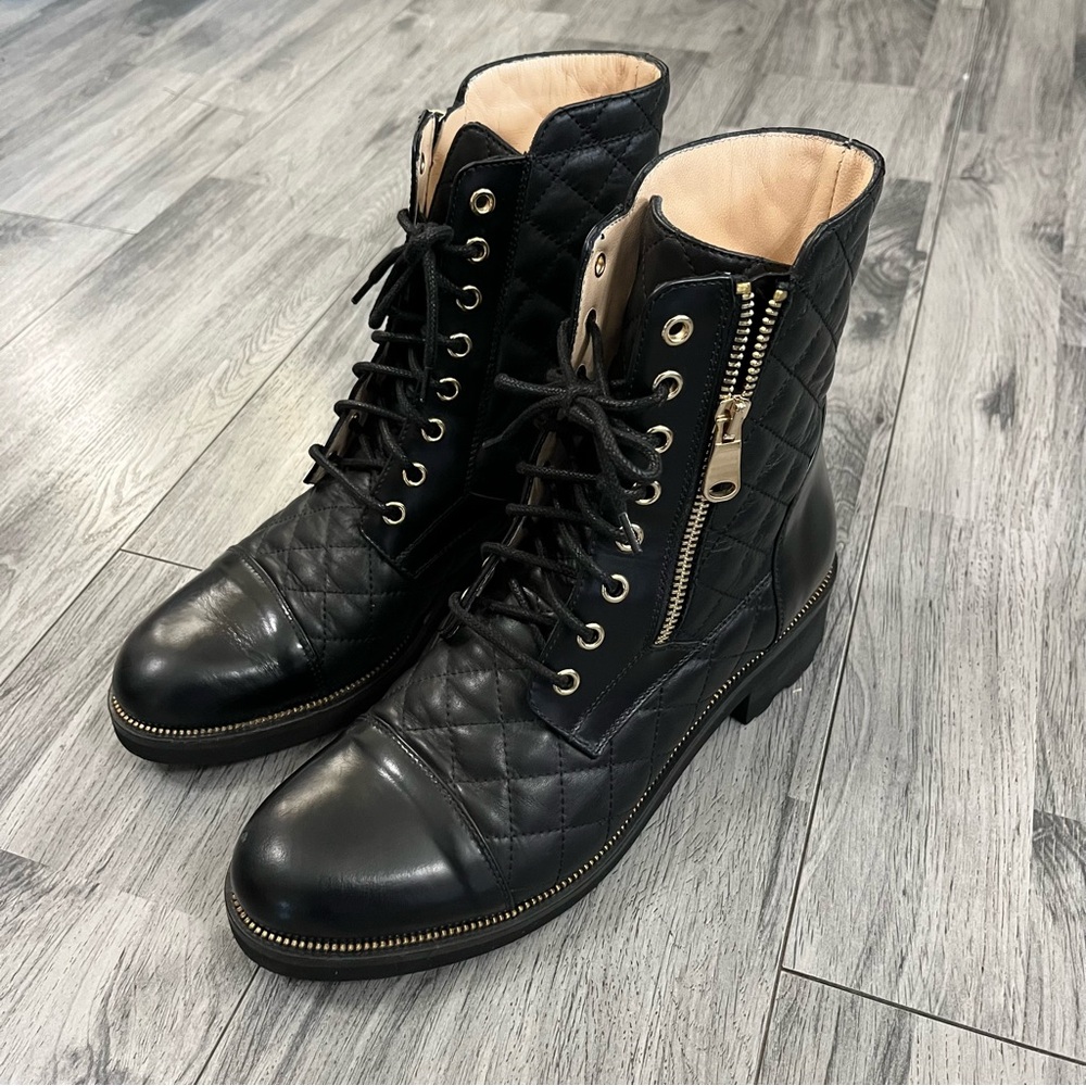 Ron White Tiffany Combat Boot Women 7.5 US / 38 EU